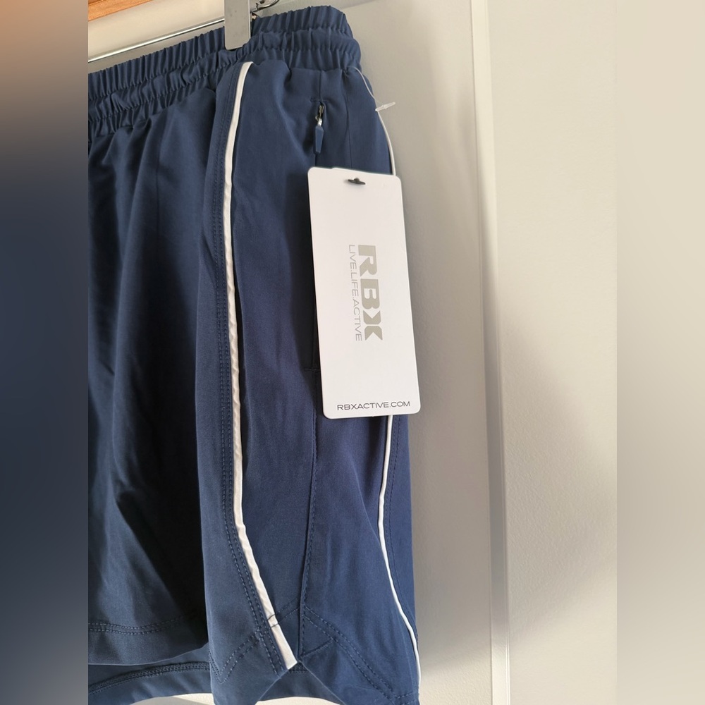 RBX Women's Navy Athletic Running Shorts - Picture 8 of 11